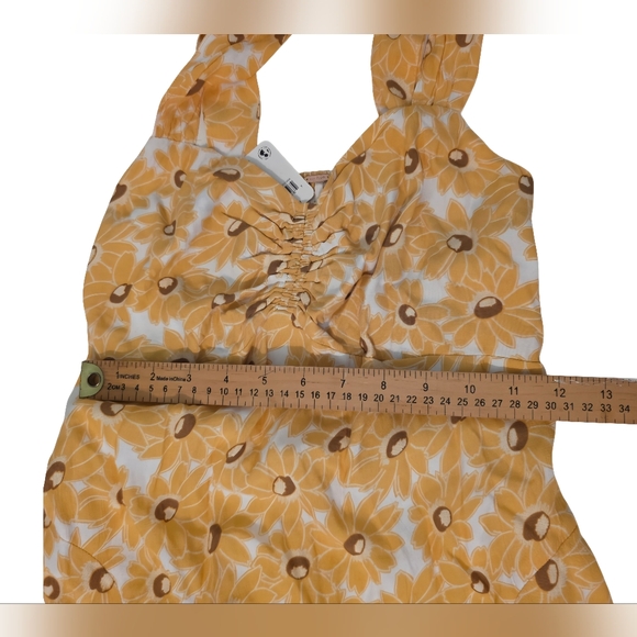 Free People Rosalee Sunflower Ruffle Maxi Dress XS NWT - Picture 11 of 16